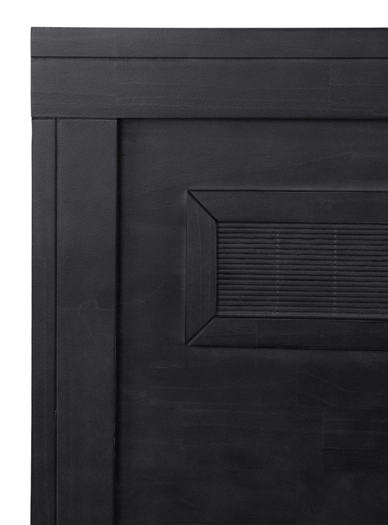Cama Europea Lux 2 Plazas Base Dividida + Respaldo Milán Negro-3