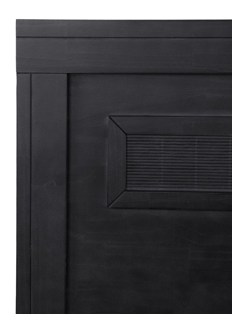Cama Europea Alaska 2 Plazas Base Dividida + Respaldo Milán Negro-3