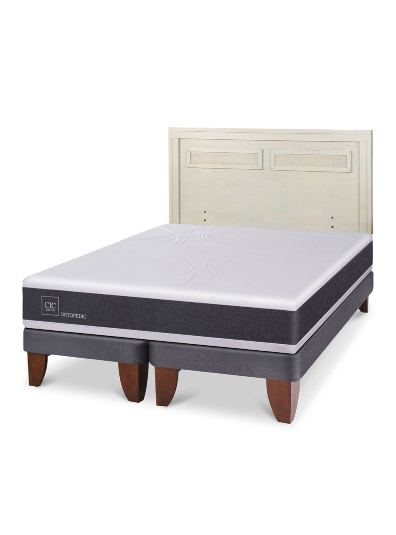 Cama Europea Ortopedic King + Respaldo Milán Alpino-0