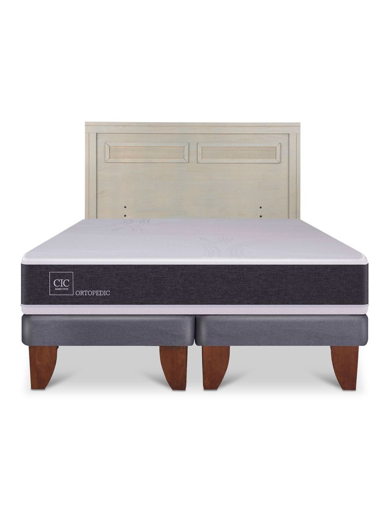 Cama Europea Ortopedic King + Respaldo Milán Alpino-2