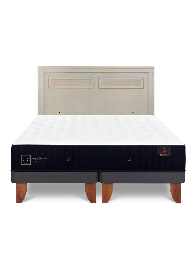 Cama Europea Premium King + Respaldo Milán Alpino-2