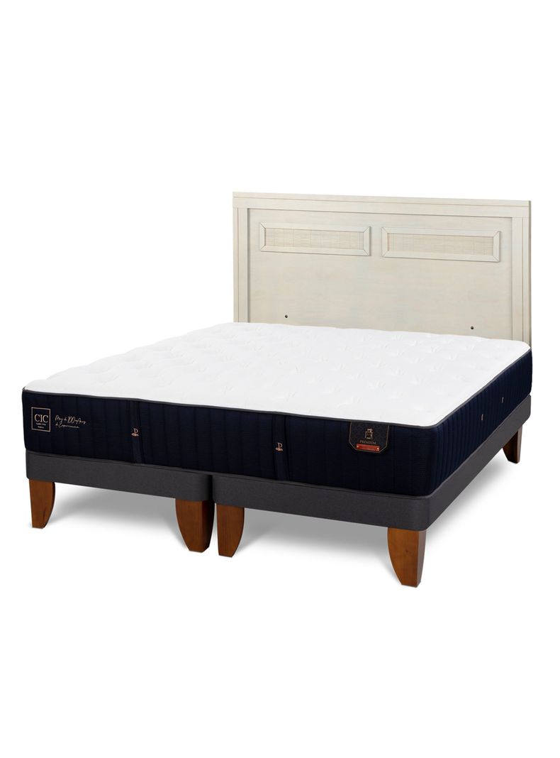 Cama Europea Premium King + Respaldo Milán Alpino-0