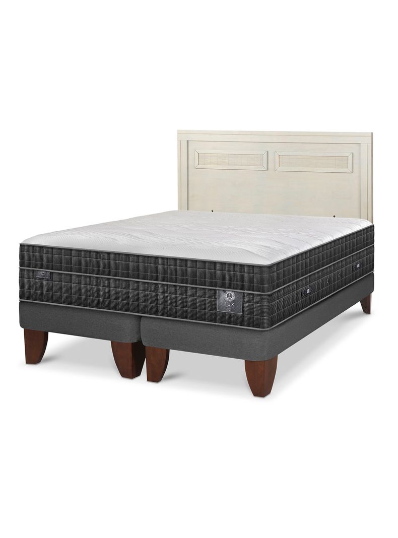 Cama Europea Lux King + Respaldo Milán Alpino-0