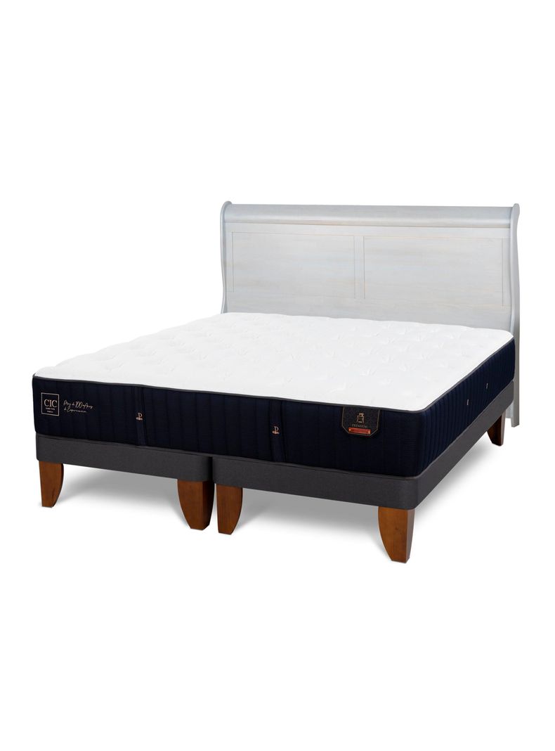 Cama Europea Premium King + Respaldo Miro Alpino-0