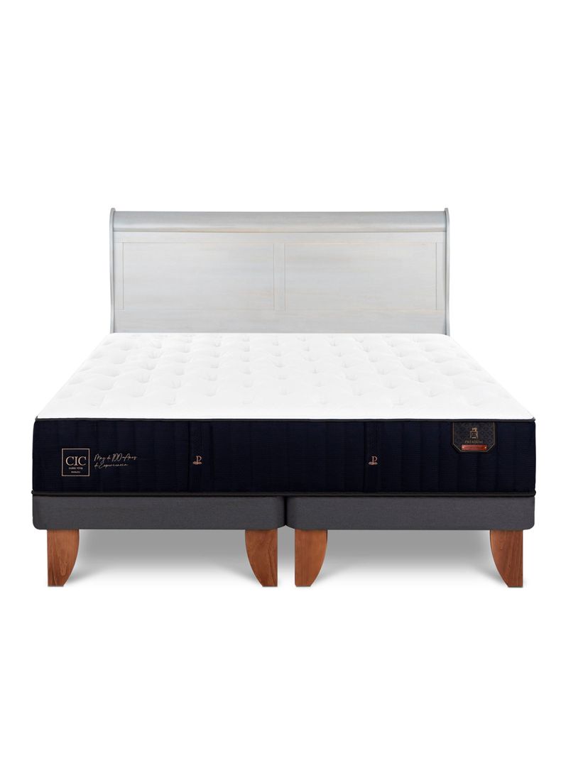 Cama Europea Premium King + Respaldo Miro Alpino-2