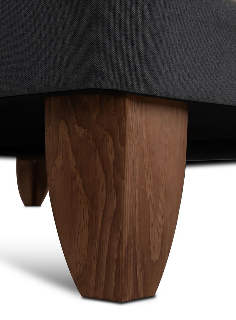Cama Europea Alaska 2 Plazas Base Dividida + Respaldo Miro Mostaza-4