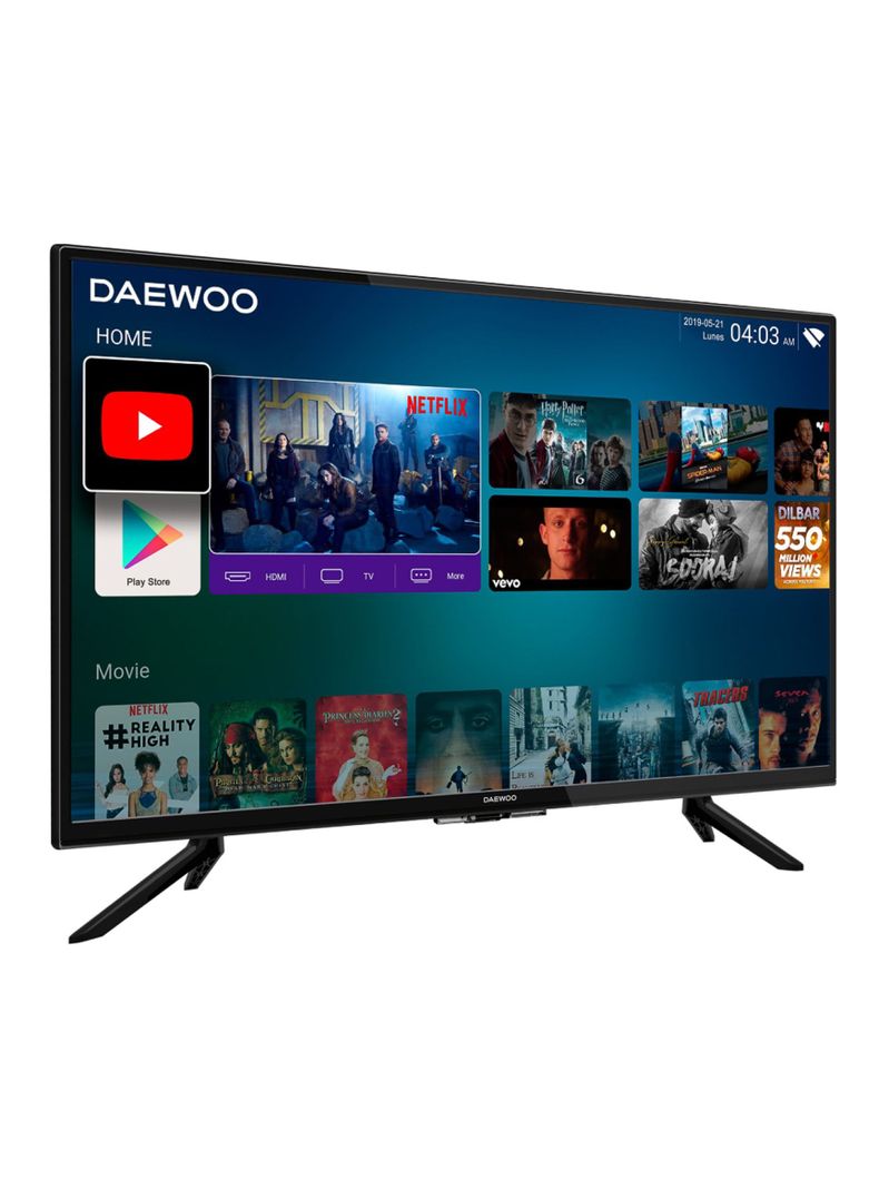 LED Smart TV Daewoo 32" HD L32V750BAS-2