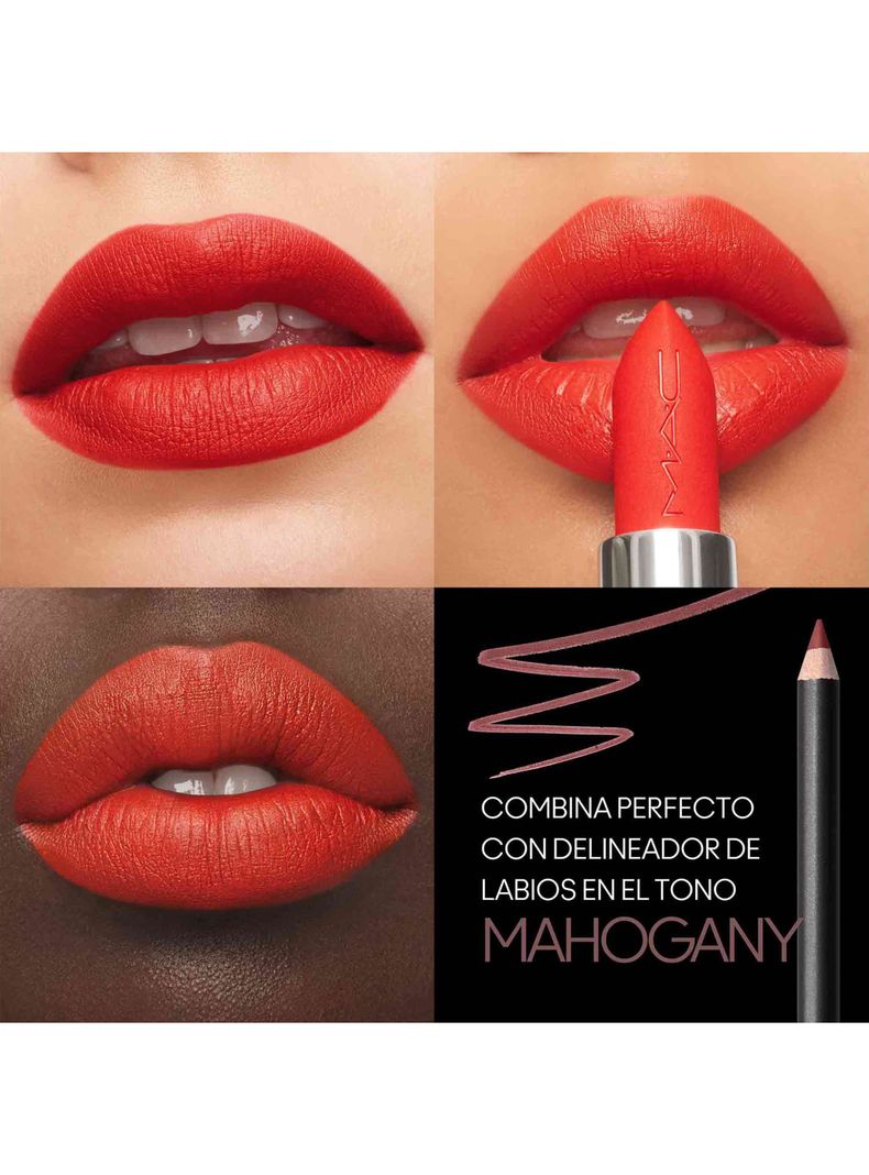 Labial M·A·Cximal Silky Matte Lipstick Tono Lady Danger 3.5g-4