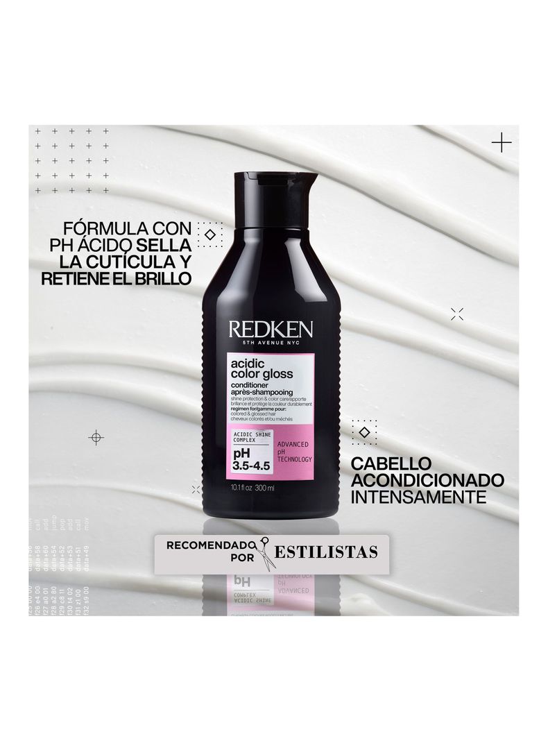 Acondicionador Acg Brillo Intenso Cabello con Color Acidic Color Gloss 300 ml-2