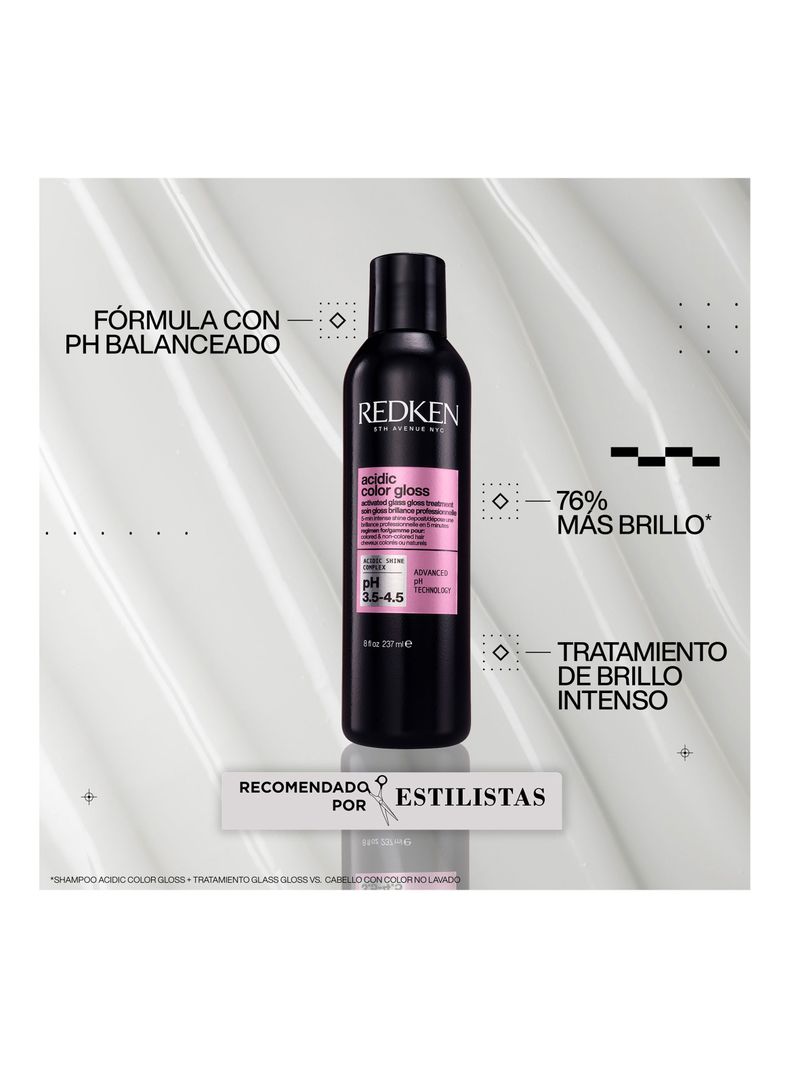 Tratamiento Brillo Intenso Acg Cabello con Color Acidic Color Gloss 237 ml-2