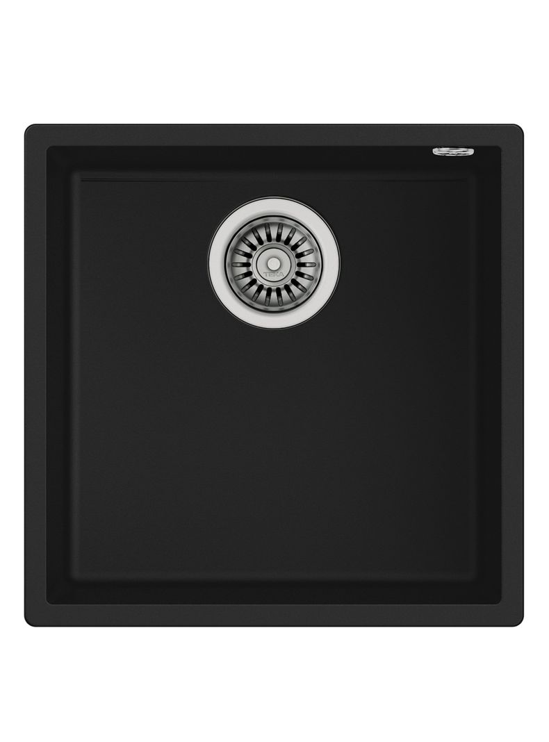 Lavaplatos Granito Bajo Encimera Square 40.40 TG Negro-0
