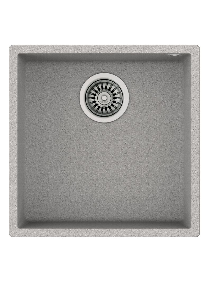 Lavaplatos Granito Bajo Encimera Square 40.40 TG Stone Grey-0