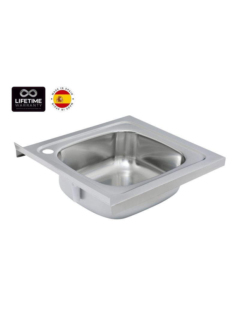 Lavaplatos Inoxidable Sobrepuesto 45.50 1C-1