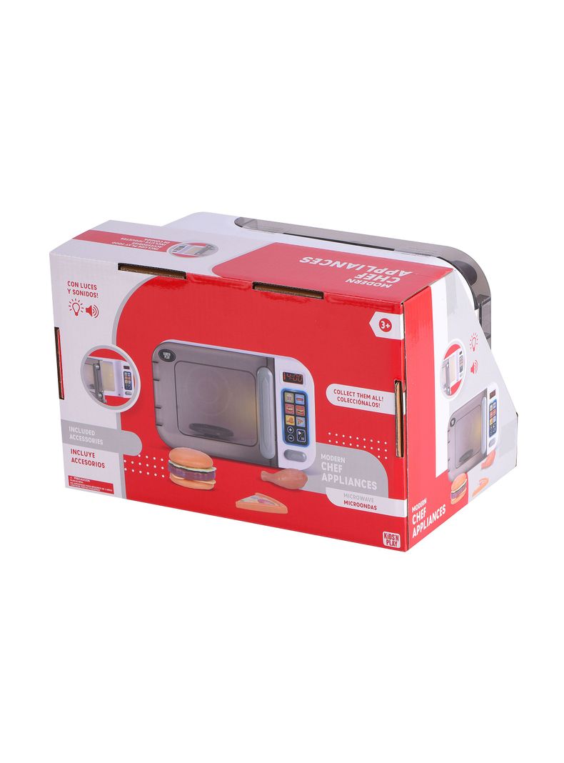 Juguete Mini Hogar Horno Microondas-3