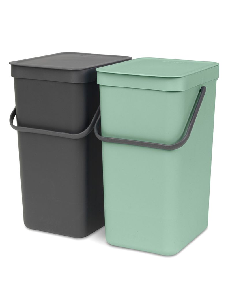 Basurero Sort & Go Built in 2 x 16 Litros Plástico-0