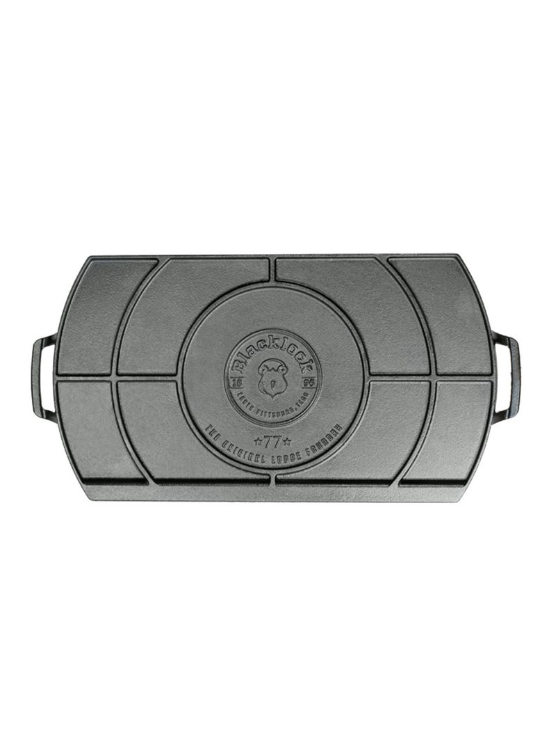 Plancha Doble Quemador Blacklock-1