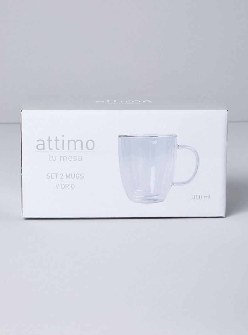 Set 2 Mug Clear 520 ml-3