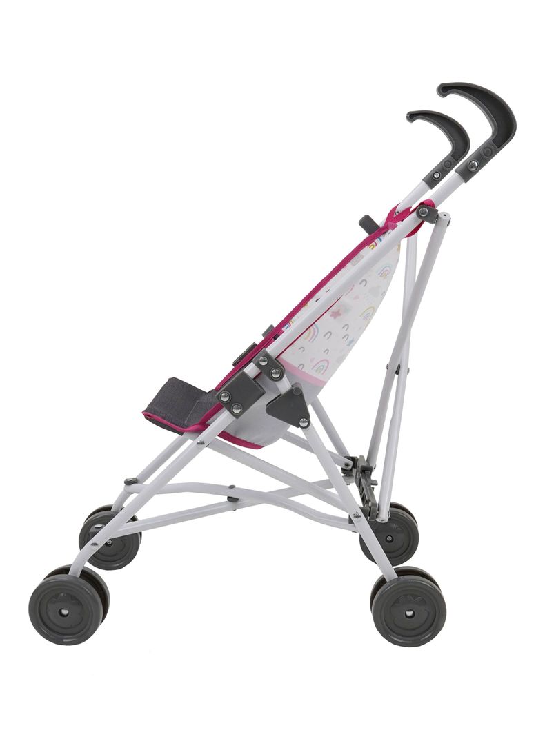 Coche Paraguas para Muñecas Rainbow Fun Gris/Blanco/Rosa-2
