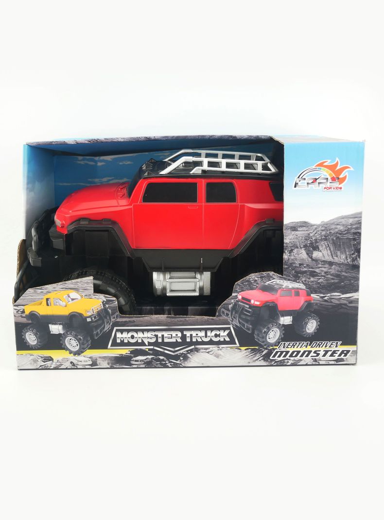 Camión de Fricción Monster Truck Rojo-1