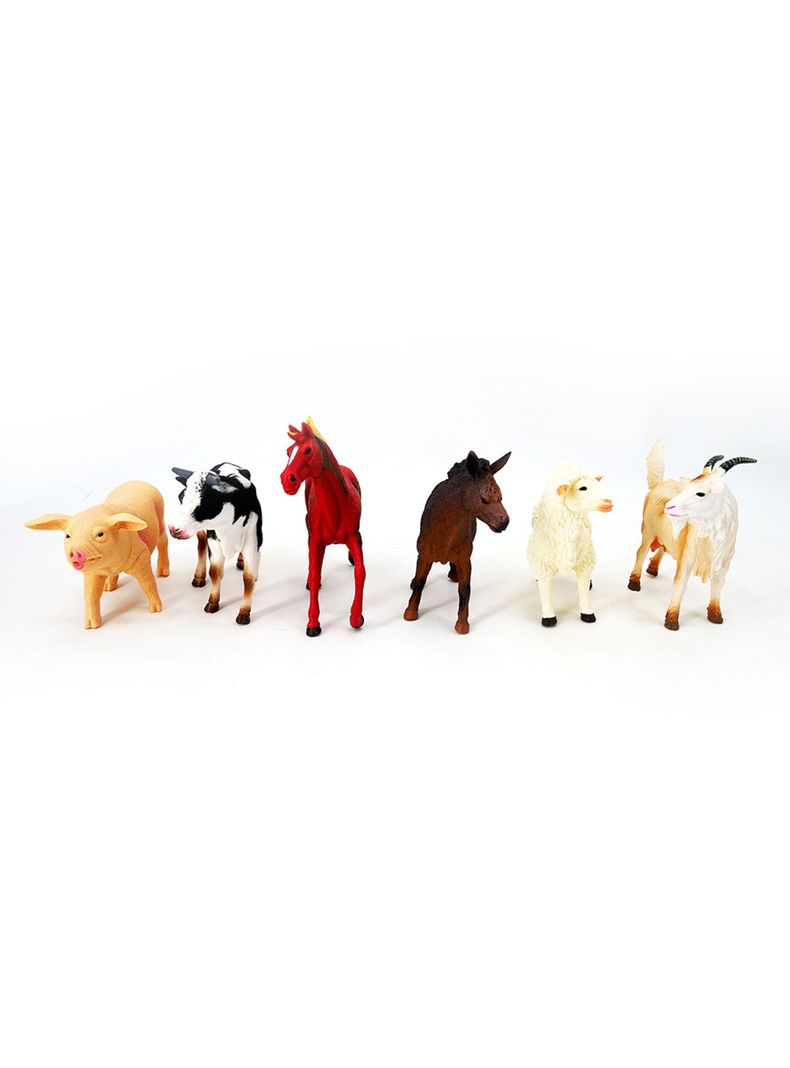 Set de Animales Salvajes 6 Figuras 8"-0