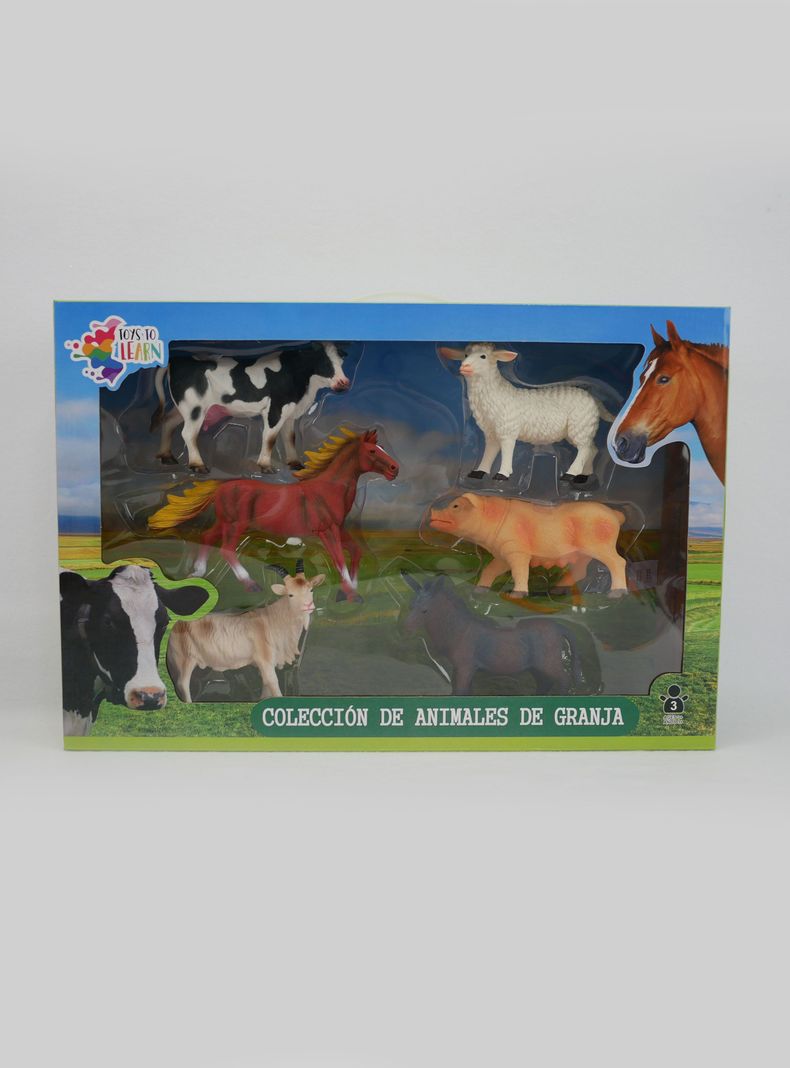 Set de Animales Salvajes 6 Figuras 8"-1