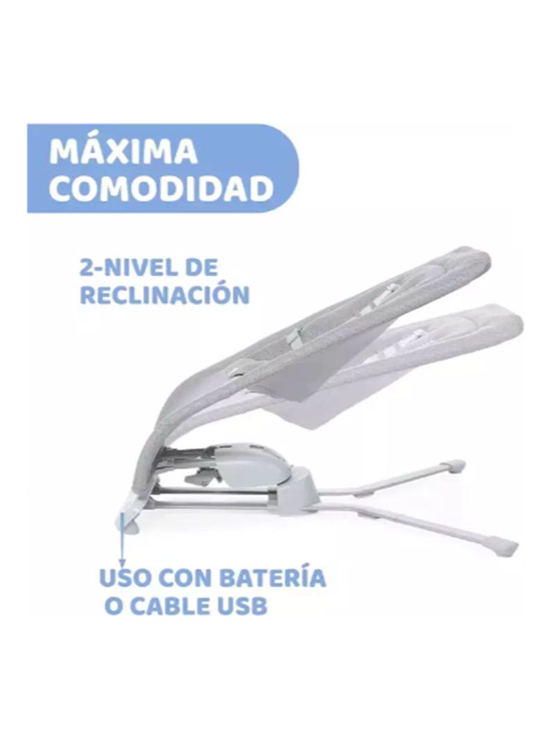 Silla Mecedora Electrónica Rhythm N Sound Gris-2