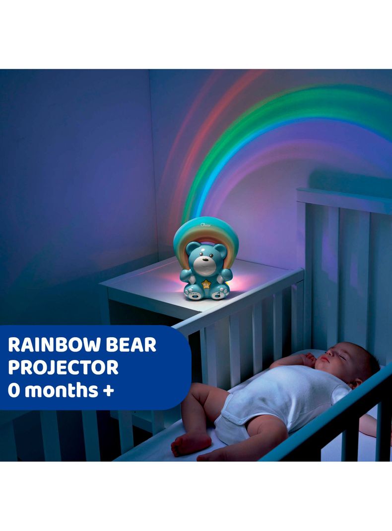 Proyector Osito Arcoíris Azul-1