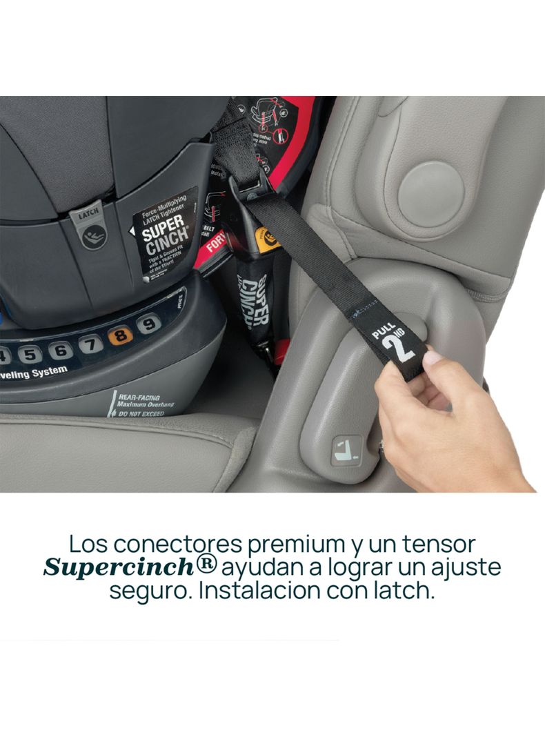 Silla de Auto Convertible Nextfit Zip con Latch Shadow-4