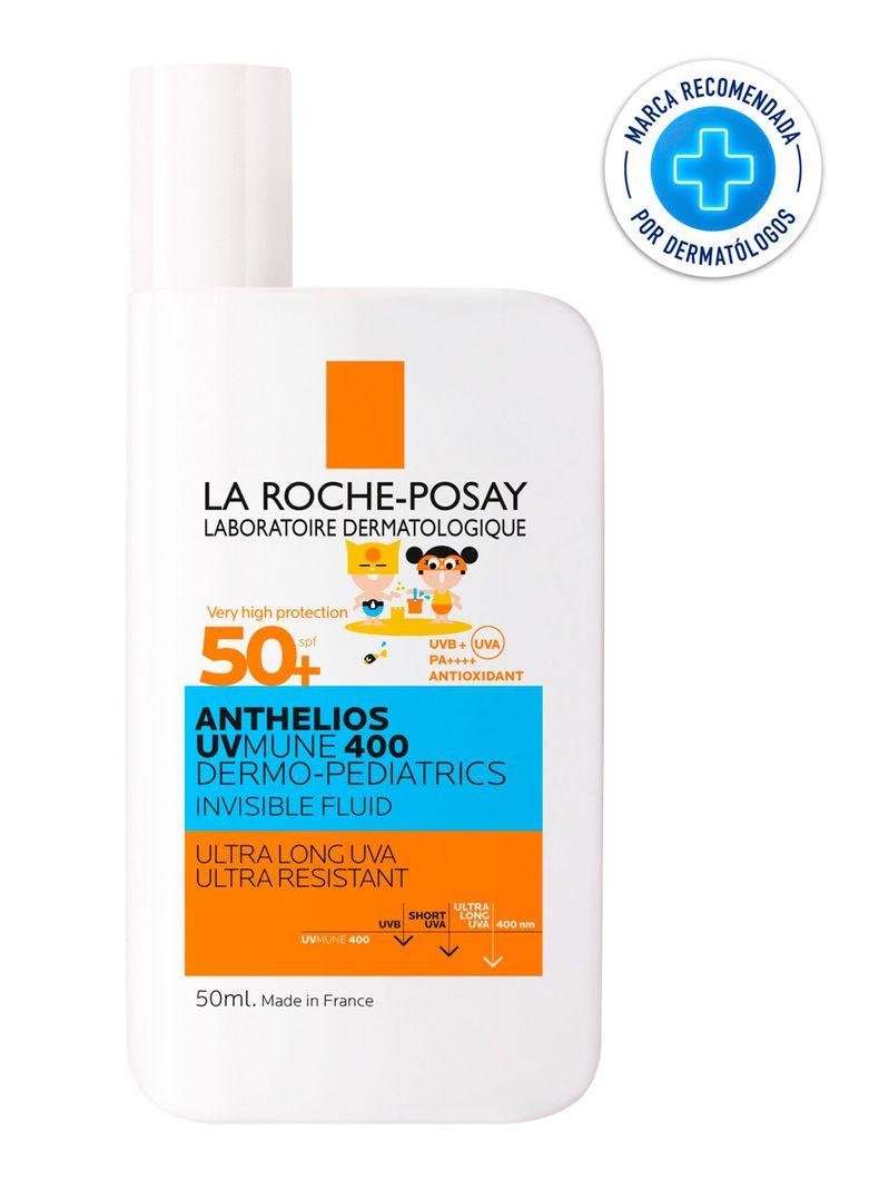 Protector Solar Rostro Niños UV Mune 400 Dermo-Pediatrics Hydrating Fluid FPS 50+-1