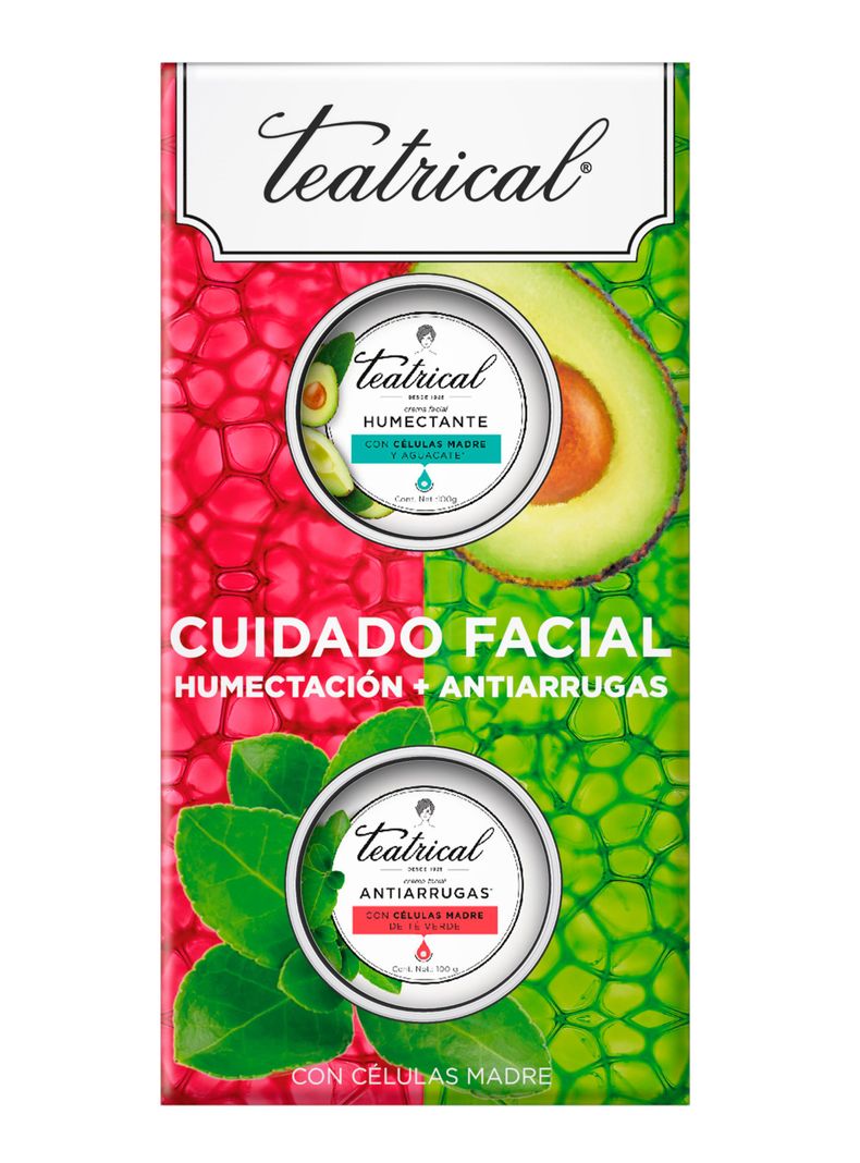 Teatrical Set Crema Humectante 100 g + Crema Antiarrugas 100 g-0