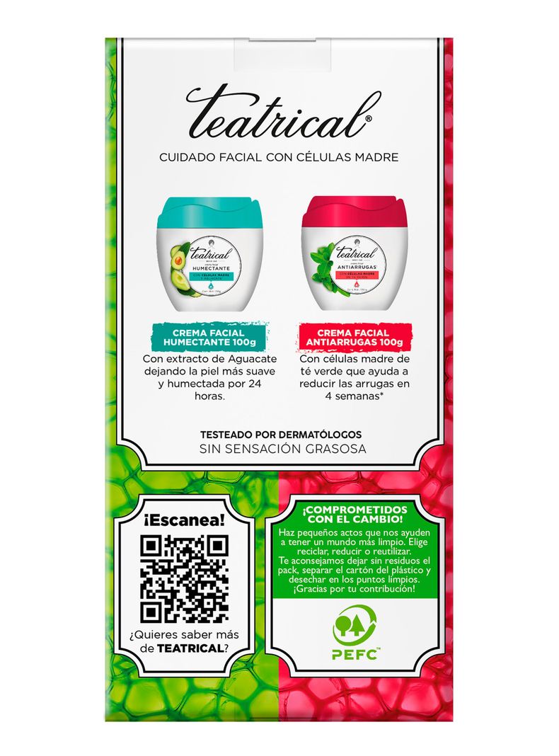 Teatrical Set Crema Humectante 100 g + Crema Antiarrugas 100 g-1