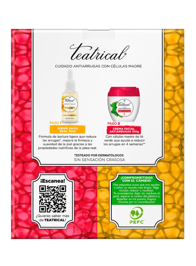 Pack Teatrical Serum Jalea Real + Crema Antiarrugas 100g-1