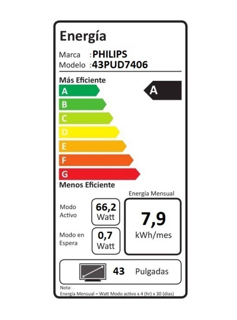 LED 43” UHD 4K 43PUD7406 Android Smart TV-8
