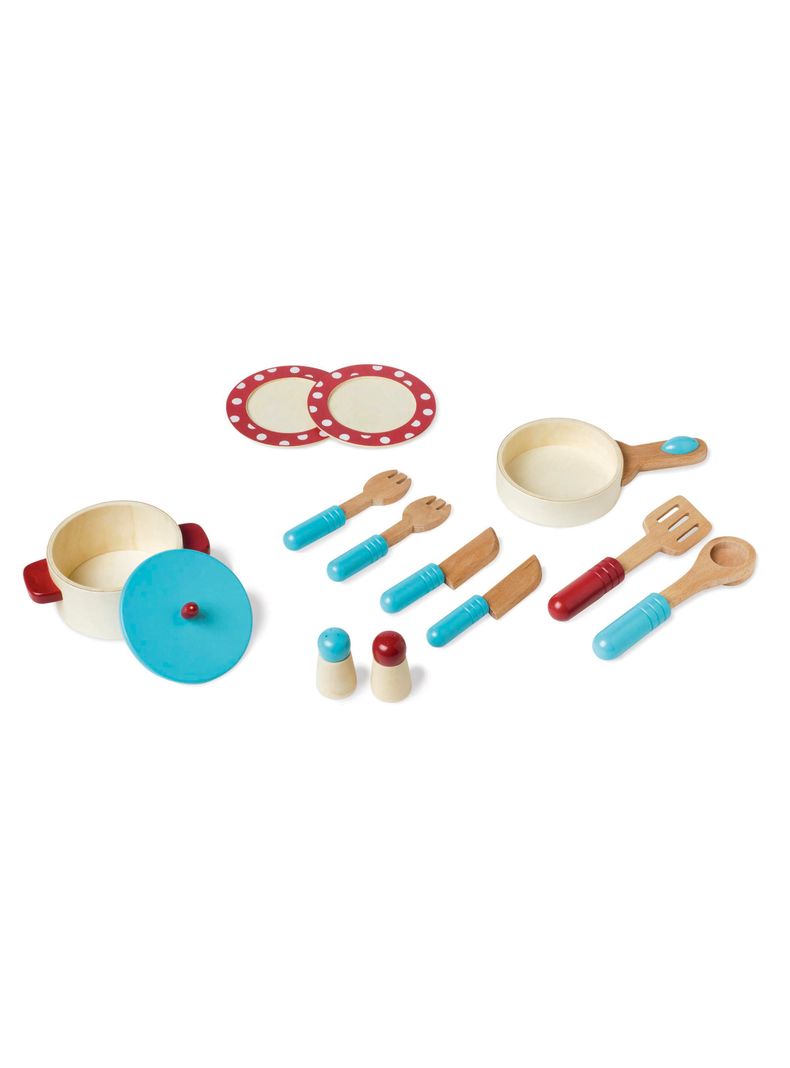 Juego Gamepower Mini Hogar Set Accesorios Madera 13 Piezas-1
