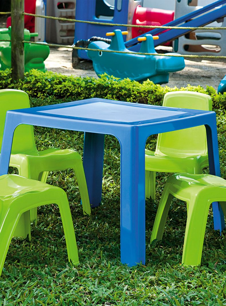 Mesa Infantil Azul Rimax-1