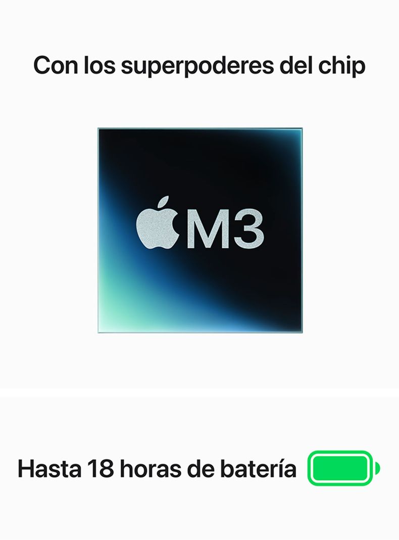 Apple MacBook Air 13" M3 8n CPU 8n GPU 8GB RAM 256GB SSD Blanco Estelar-7