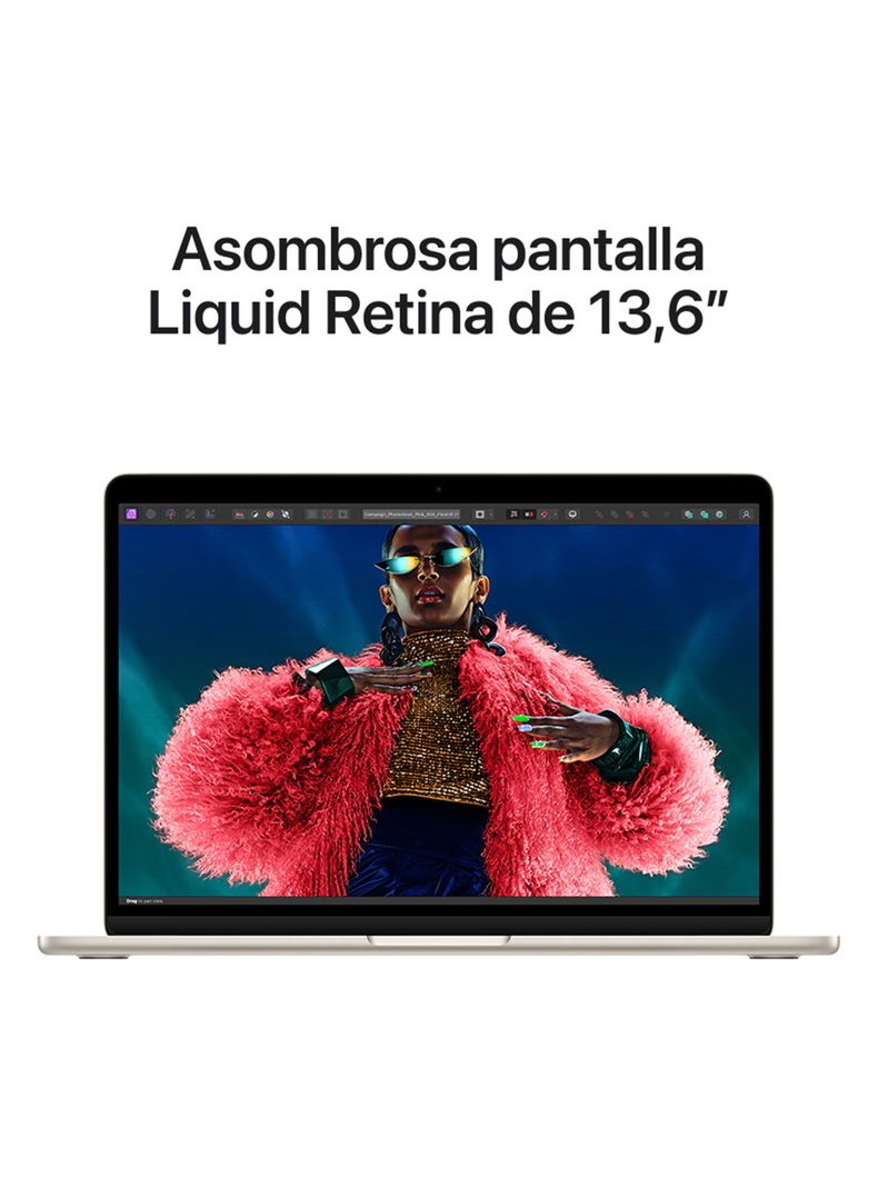 Apple MacBook Air 13" M3 8n CPU 8n GPU 8GB RAM 256GB SSD Blanco Estelar-5