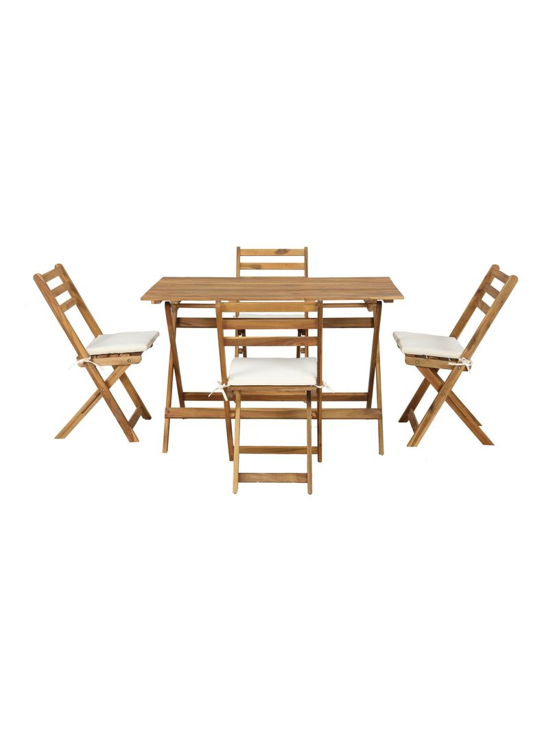 Set Comedor Acacia 4 Personas-0