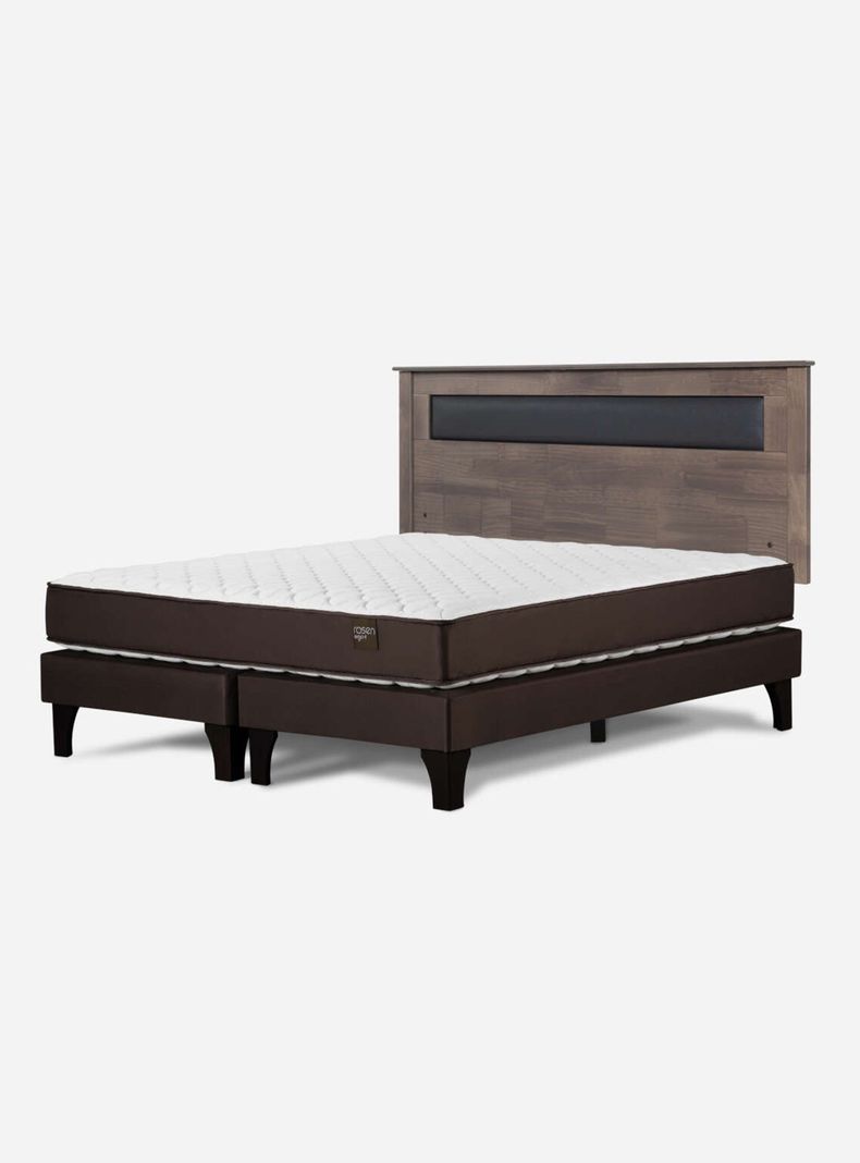 Cama Europea Ergo T 2 Plazas Base Dividida Respaldo Ferrara-0
