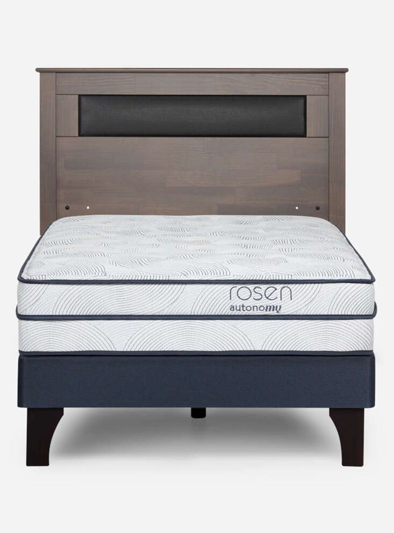 Cama Europea Autonomy 1.5 Plazas + Respaldo-1