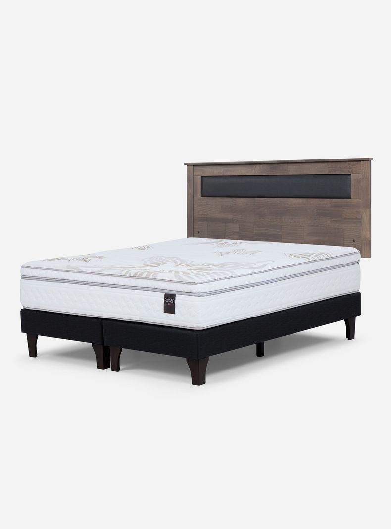 Cama Europea Art 4 2 Plazas Base Dividida + Respaldo Ferrara-0