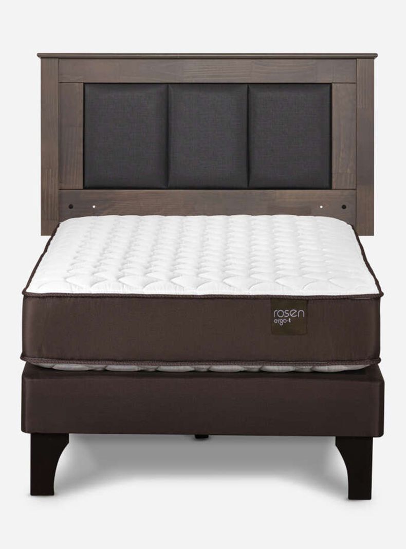 Cama Europea Ergo T 1 Plaza  Respaldo-1