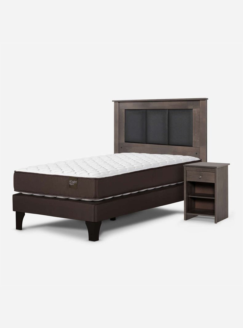 Cama Europea Ergo T 1 Plaza + Set Muebles-0