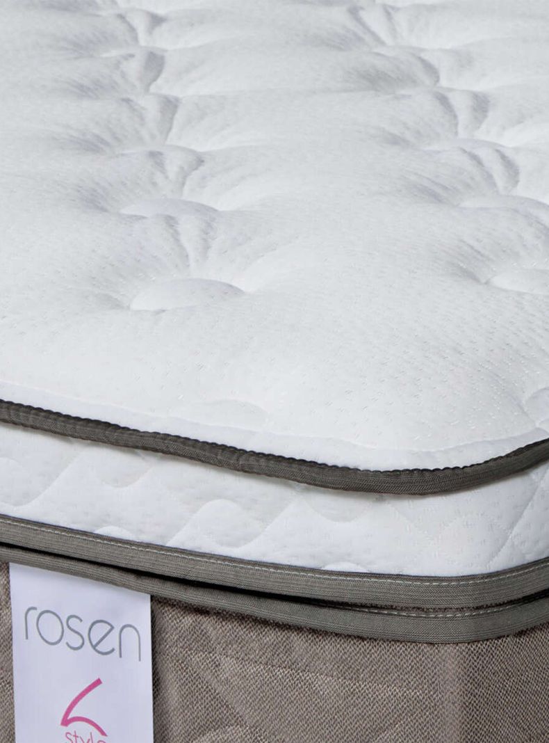 Cama Europea New style 6 2 Plazas Base Dividida + Respaldo-5