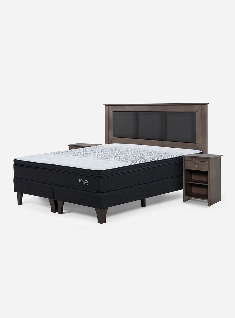 Cama Europea Tempo King + Set de Muebles Rachel-0