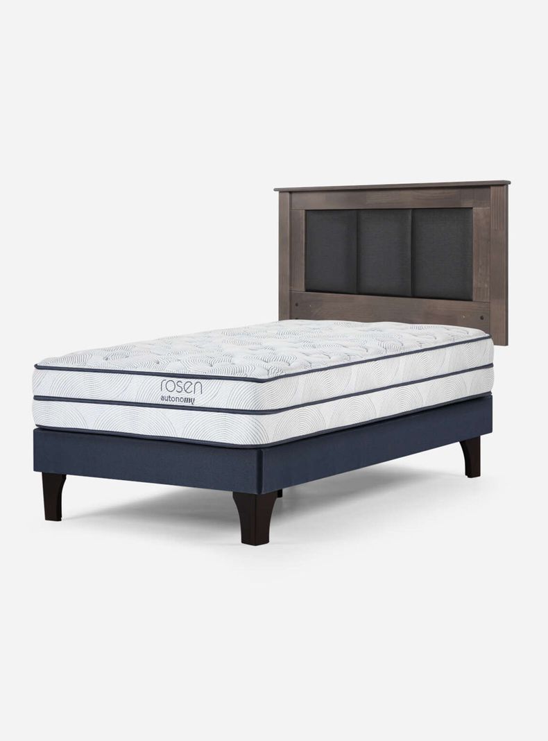 Cama Europea Autonomy 1.5 Plazas Respaldo-0