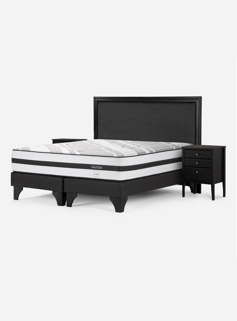 Cama Europea Driven Súper King +  Set de Muebles Nolita-0