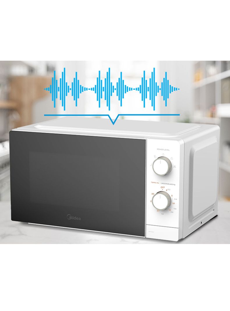 Microondas Análogo 20 Litros 700W MMP-20M711W Blanco-3