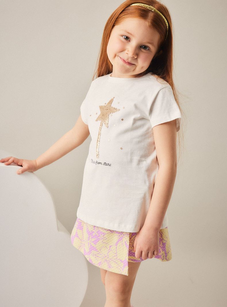 Polera Manga Corta Lentejuelas Reversibles-0
