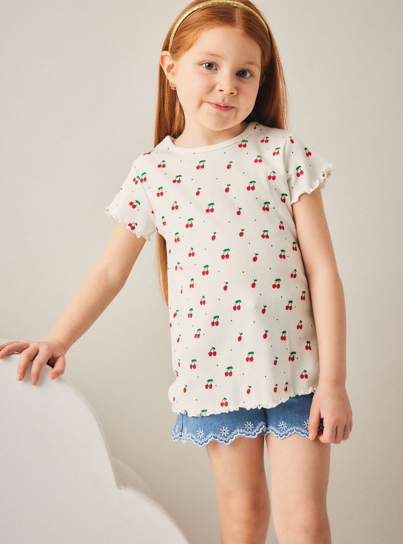 Polera Rib Full Estampada